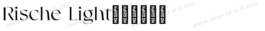 Rische Light字体转换
